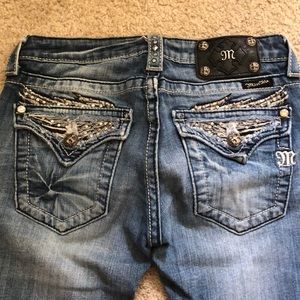 Miss Me jeans - skinny/straight leg